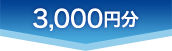3,000円分