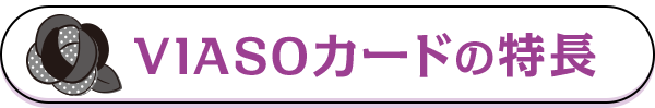 VIASOカードの特長